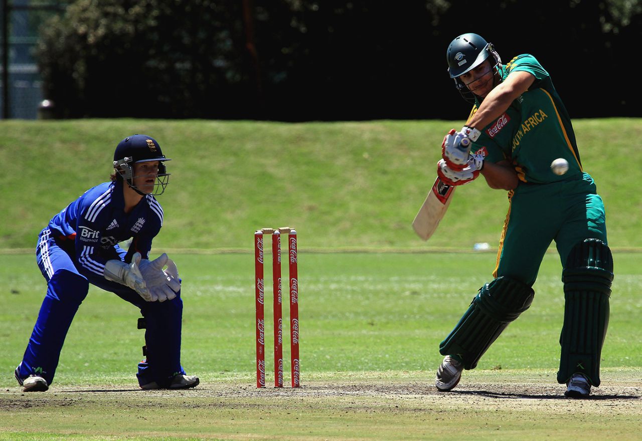 David Bedingham featured regularly in South Africa's U-19 squads, South Africa v England, 2nd Youth ODI, Cape Town, February 15, 2013