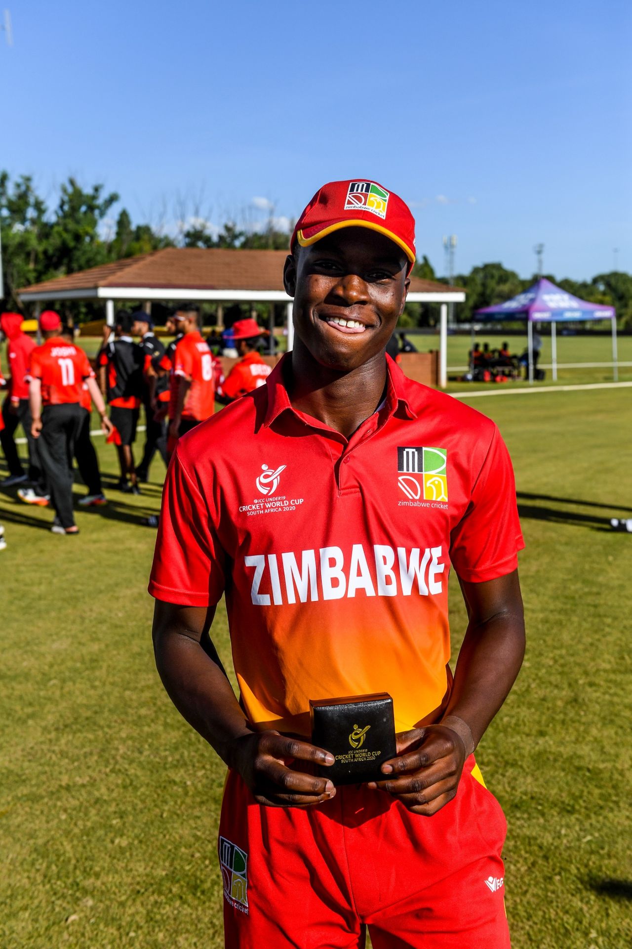 Emannuel Bawa had a good day with the bat, Zimbabwe v Canada, Under-19 World Cup 2020, Plate League quarter-final. Potchefstroom, January 28, 2020