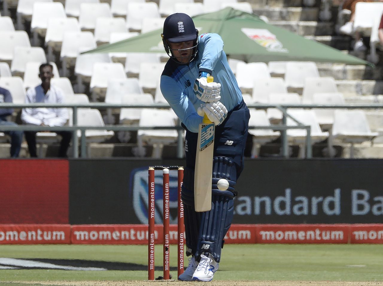 Jason Roy works off the pads, South Africa v England, 1st ODI, Cape Town, February 4, 2020