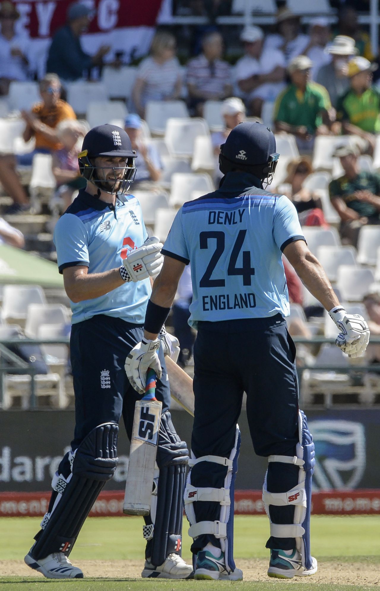 Chris Woakes and Joe Denly began the rebuild, South Africa v England, 1st ODI, Cape Town, February 4, 2020