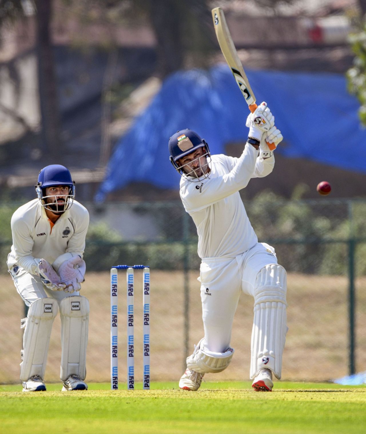 K Gowtham played a fine hand with the bat, Karnataka v Madhya Pradesh, Ranji Trophy 2019-20, Shimoga, February 5, 2020