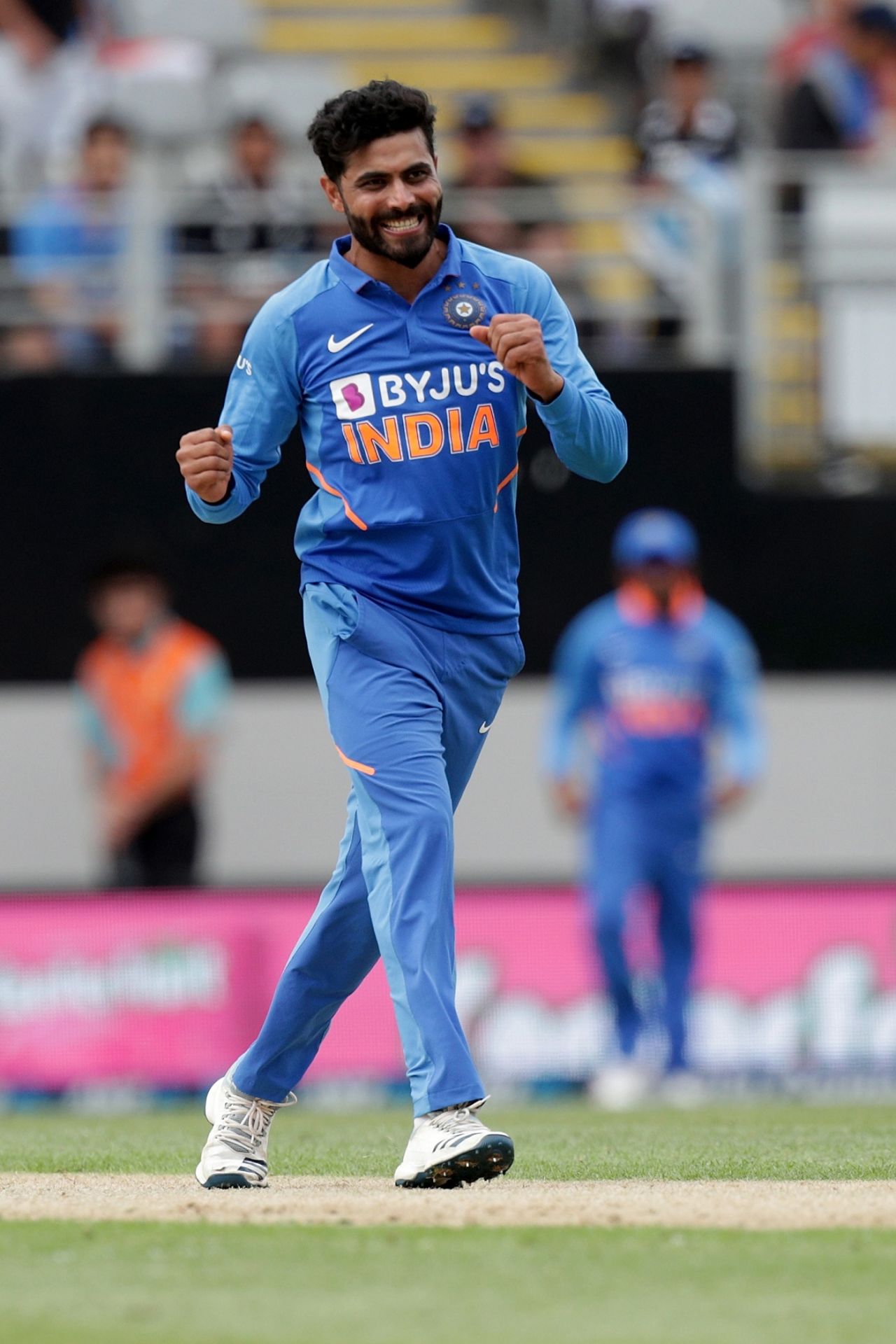 Ravindra Jadeja is an expert at varying his pace to keep the runs down, New Zealand v India, 2nd ODI, Auckland, February 8, 2020