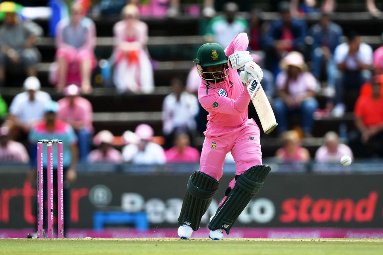 Temba Bavuma steers through the covers, South Africa v England, 3rd ODI, Johannesburg, February 9, 2019