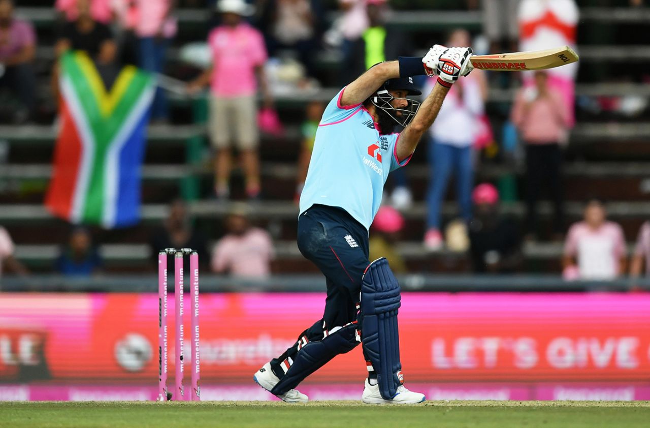 Moeen Ali saw England over the line, South Africa v England, 3rd ODI, Johannesburg, February 9, 2019