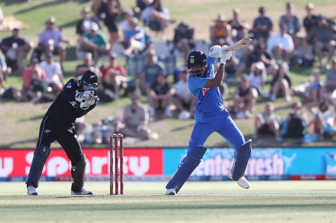 KL Rahul steers to third man, New Zealand v India, 3rd ODI, Mount Maunganui, February 11, 2020