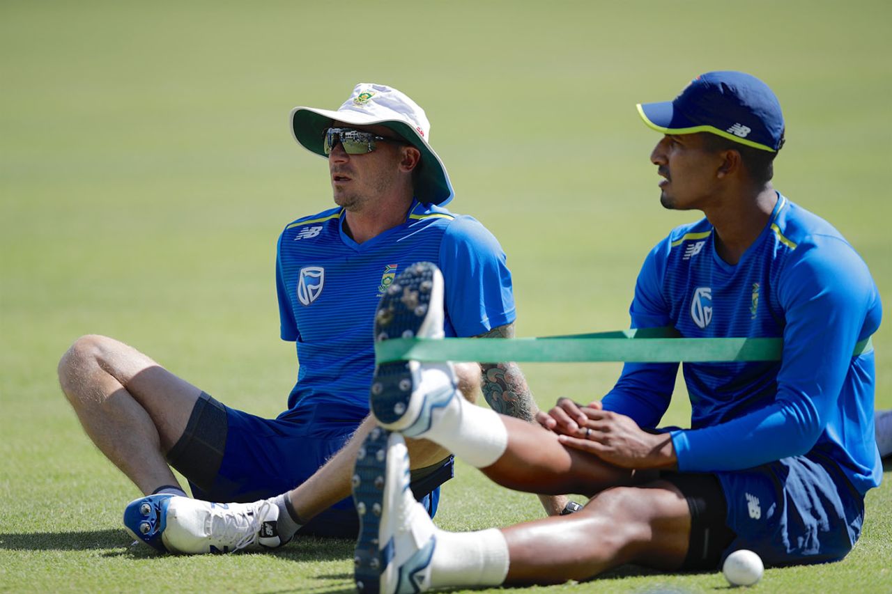 Dale Steyn and Beuran Hendricks during training at Buffalo Park, East London, February 11, 2020