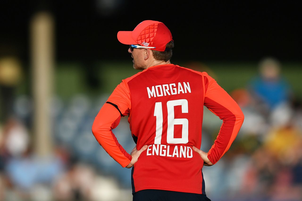 Eoin Morgan's England were ragged in the Powerplay, South Africa v England, 1st T20I, East London, February 12, 2020
