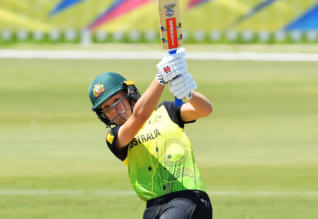 Annabel Sutherland brings more power to Australia's lower order, Australia v South Africa, T20 World Cup warm-up, Adelaide, February 18, 2020