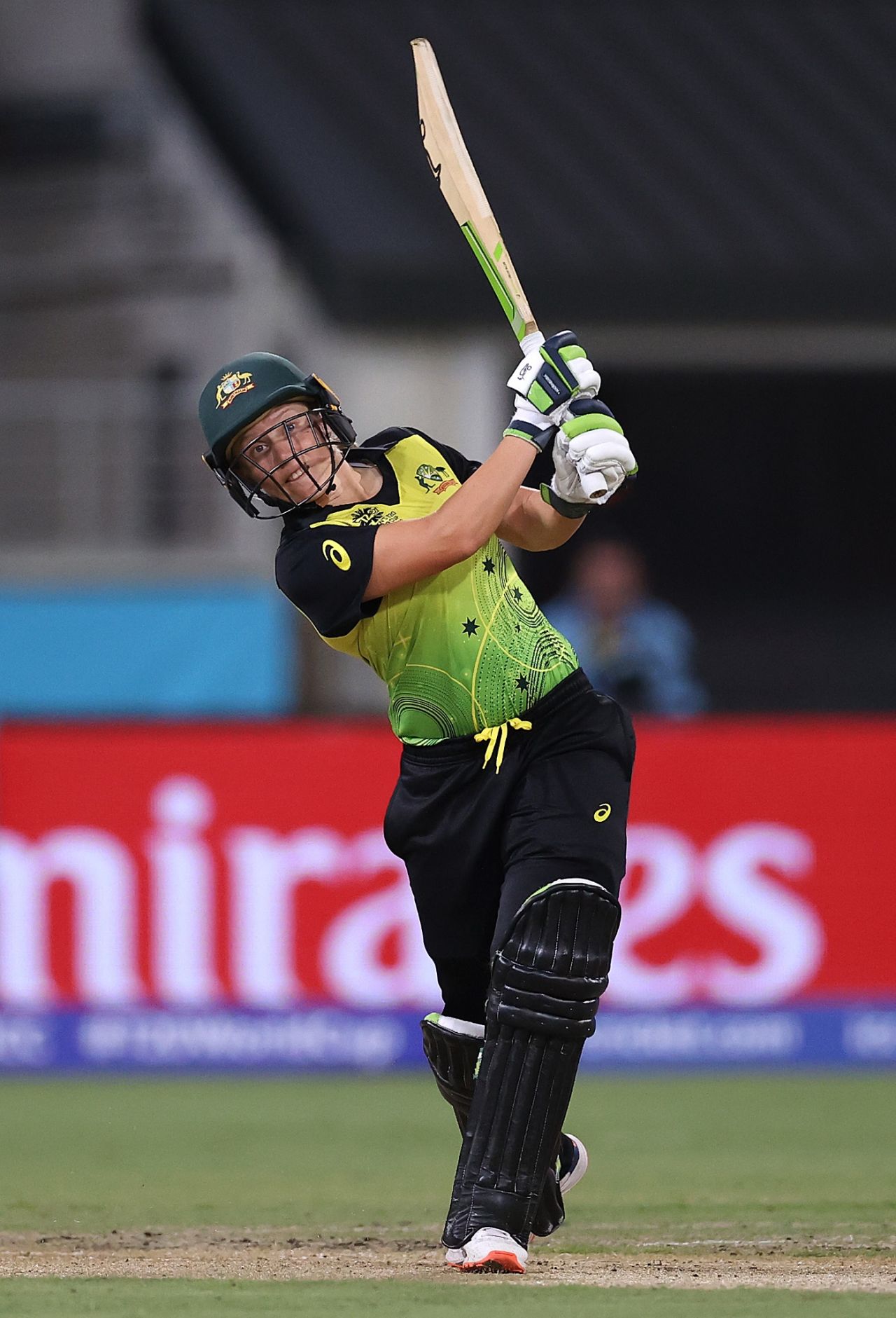 Alyssa Healy hits over the top, Australia v India, Women's T20 World Cup, Sydney, February 21, 2020