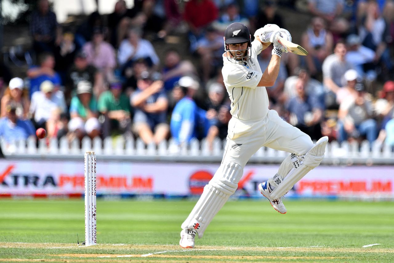 Kane Williamson turns on the style, New Zealand v India, 1st Test, Wellington, 2nd day, February 22, 2020