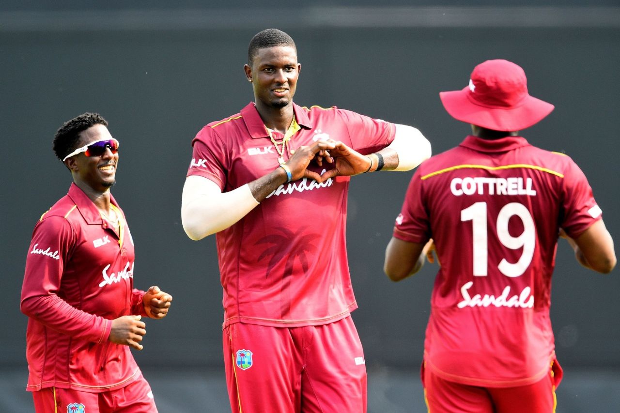 Jason Holder struck the first blow for West Indies, Sri Lanka v West Indies, 1st ODI, Colombo, February 22, 2020