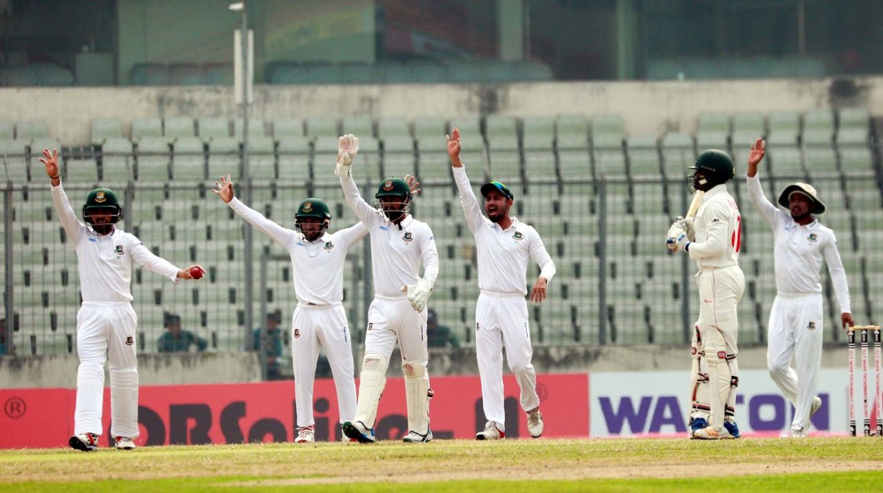 Bangladesh ran through the tail quickly on the second day, Bangladesh v Zimbabwe, Only Test, Dhaka, 2nd day, February 23, 2020
