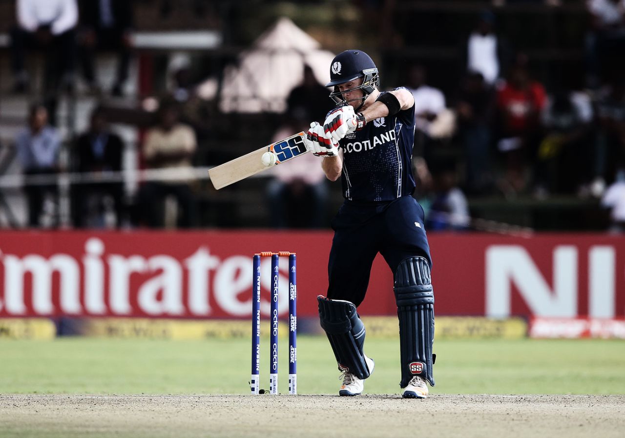 Richie Berrington made 33, West Indies v Scotland, World Cup Qualifiers, Harare, March 21, 2018