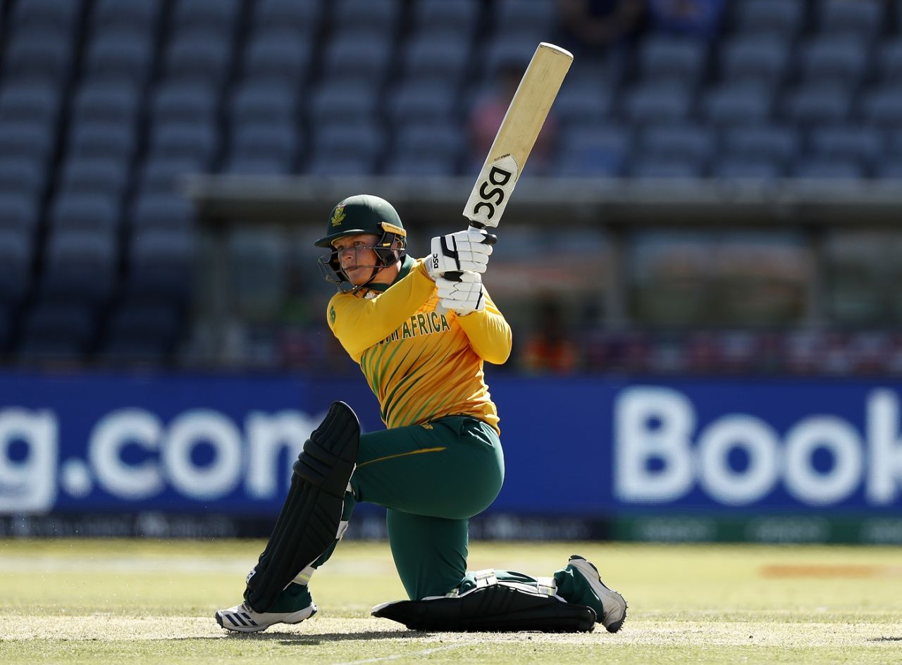 Lizelle Lee became only the second South African woman to hit a T20I century, Thailand v South Africa, Women's T20 World Cup, Canberra, February 28, 2020