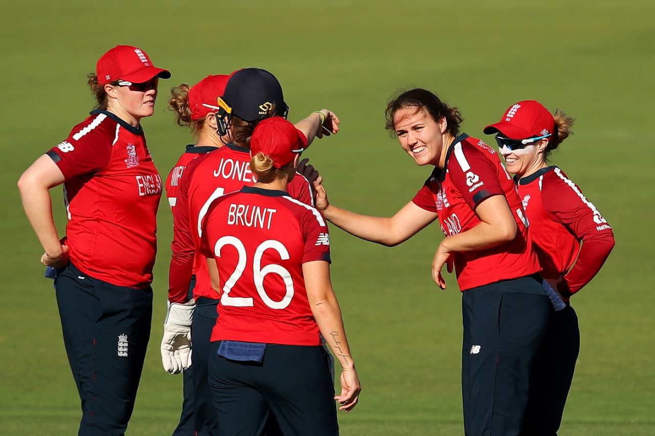 Natalie Sciver picked up two wickets against Thailand