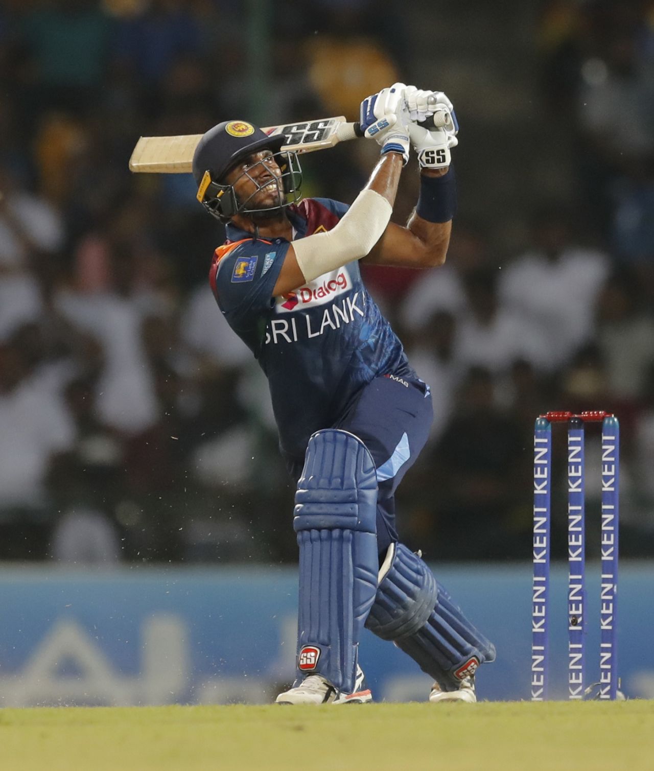 Dasun Shanaka played a useful cameo for Sri Lanka, Sri Lanka v West Indies, 2nd T20I, Pallekele, March 6, 2020