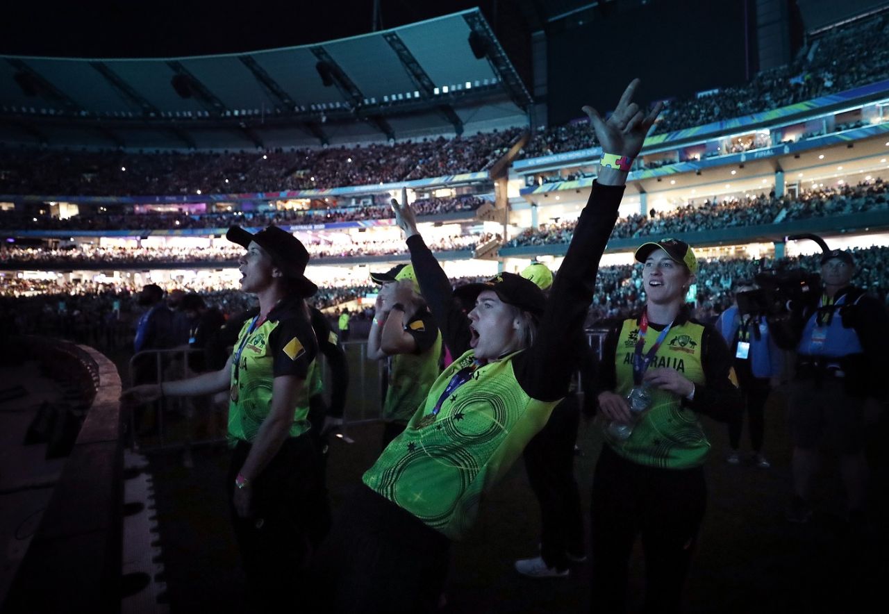 The MCG was packed to the rafters, and there was plenty to celebrate for the sport itself, Australia v India, Women's T20 World Cup, final, Melbourne, March 8, 2020 