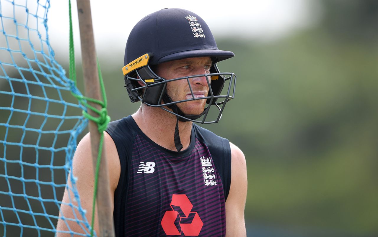 Jos Buttler looks on in England training, England tour of Sri Lanka, March 5, 2020