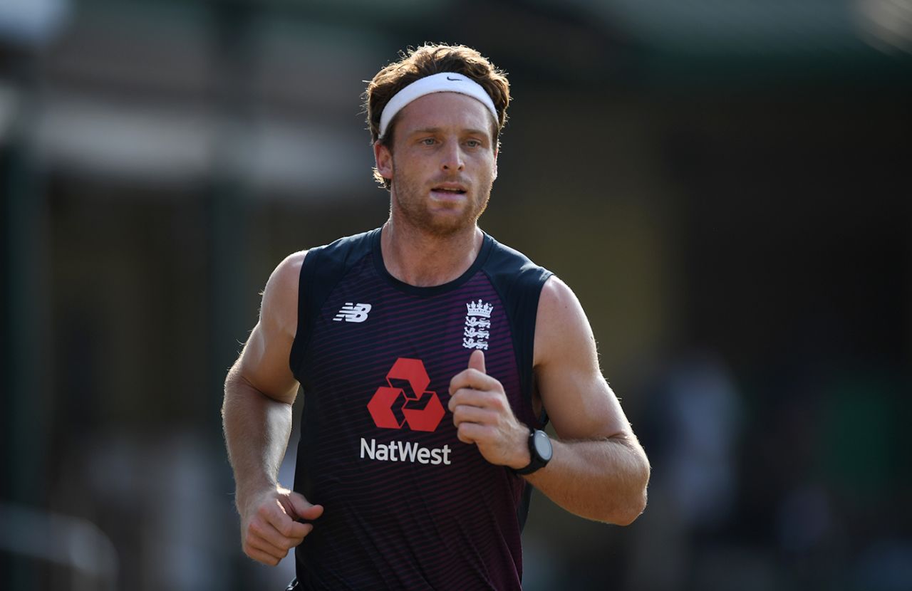Jos Buttler jogs in training, England training, Colombo, March 11, 2020