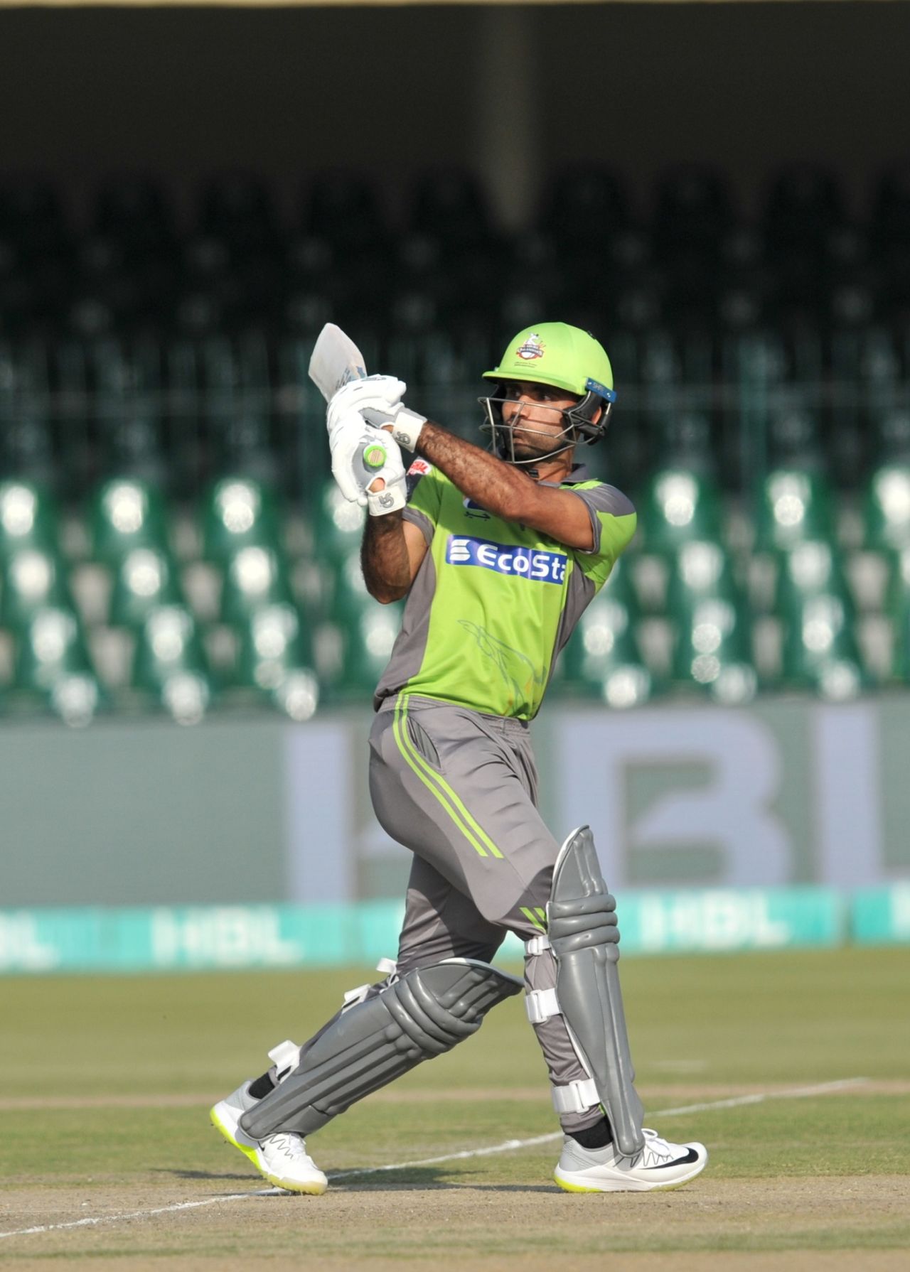 Fakhar Zaman looks on after playing a pull, Lahore Qalandars v Multan Sultans, PSL 2020, Lahore, March 15, 2020