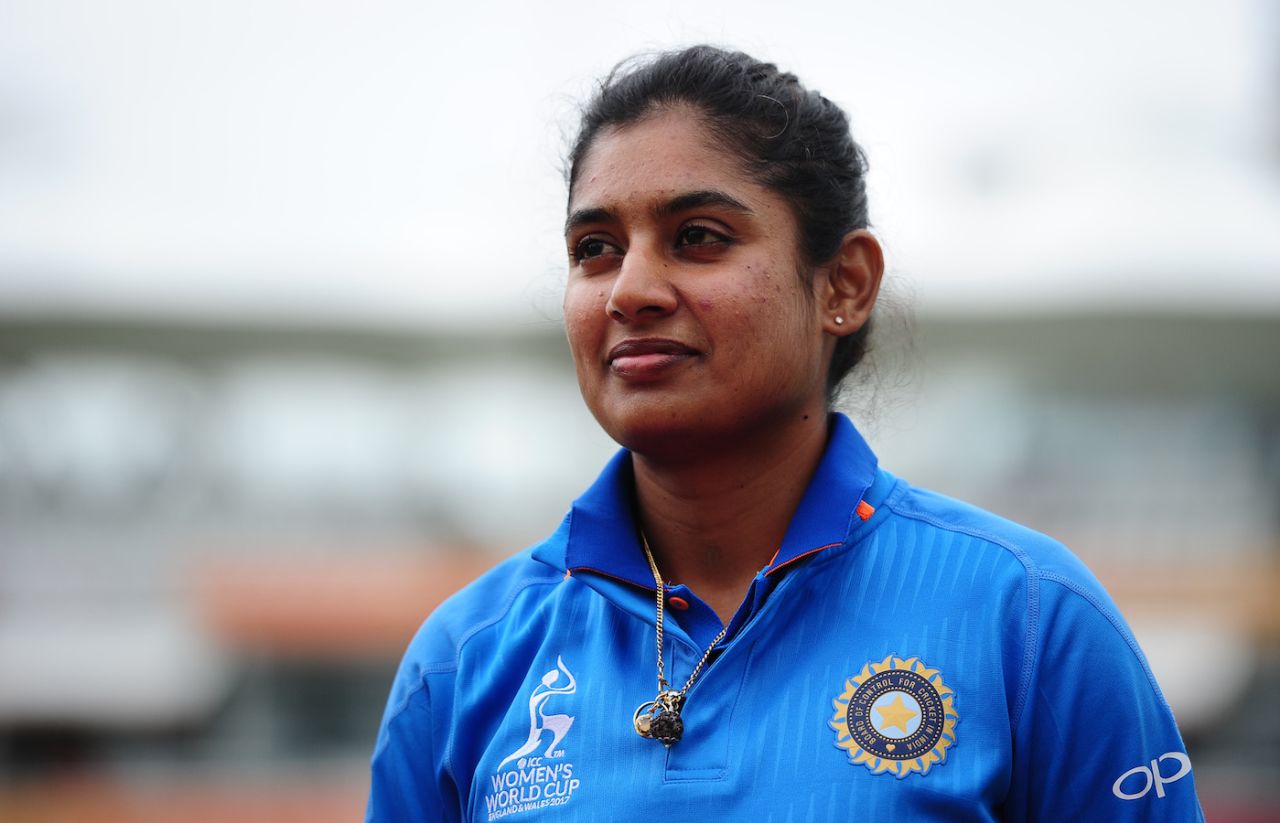 Mithali Raj at the photocall for the ICC Women's World Cup 2017 final, England v India, Lord's, July 23, 2017