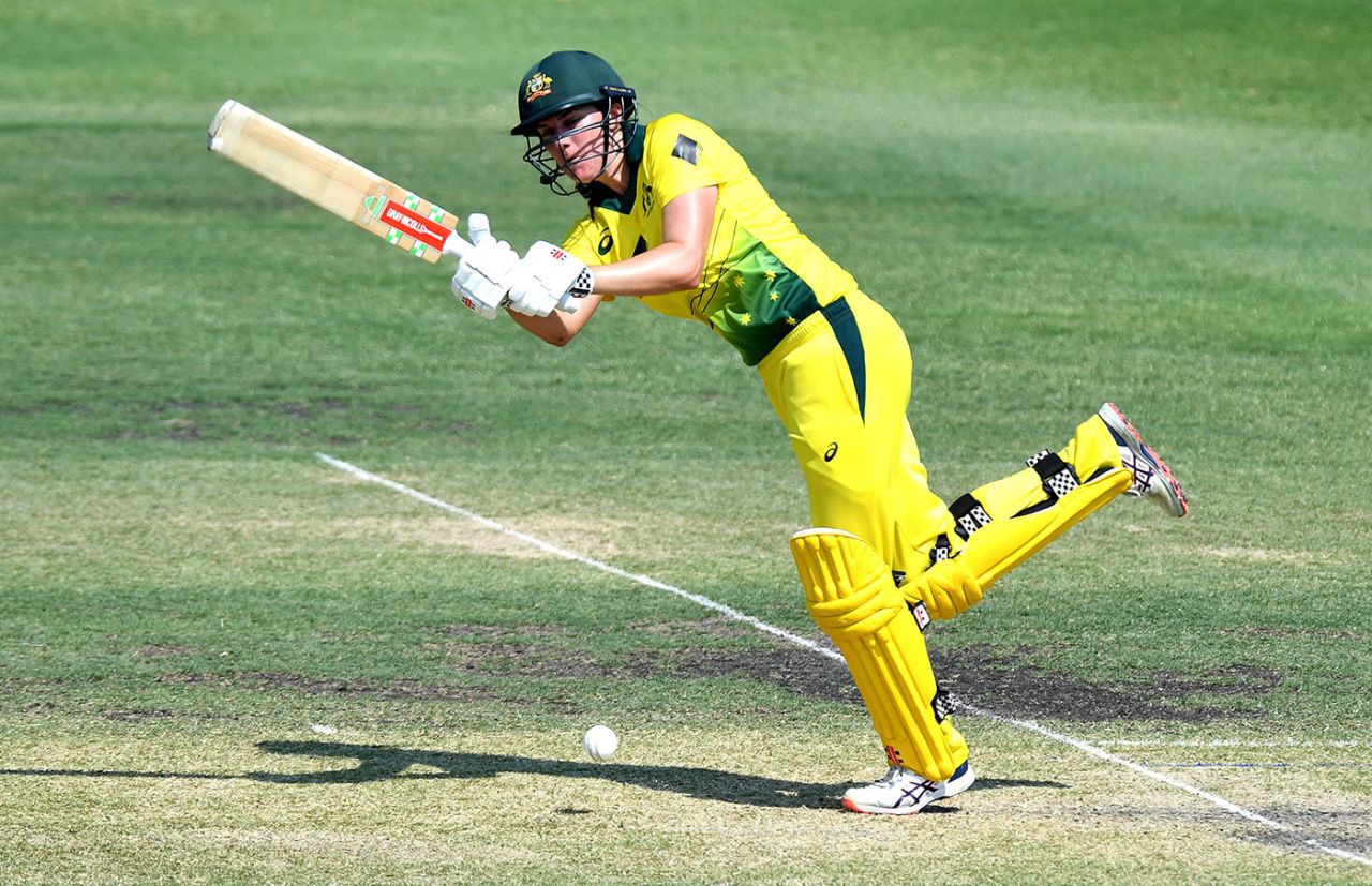 Tahlia McGrath whips through the leg side during her 97 against India A, Australia A v India, 1st one-dayer, Allan Border Field, December 12, 2019