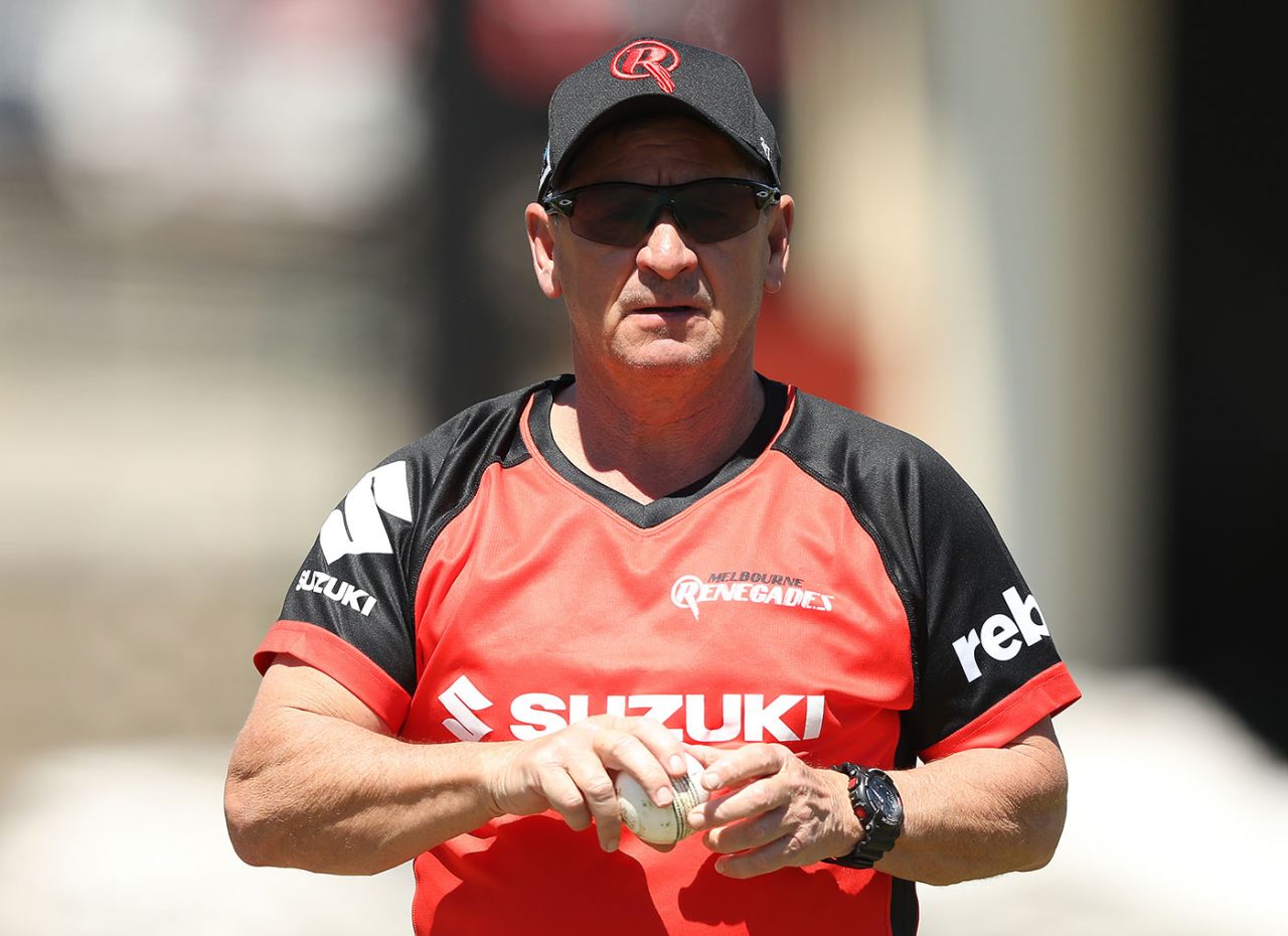 Melbourne Renegades head coach Tim Coyle, Melbourne Renegades v Perth Scorchers, WBBL, Junction Oval, October 23, 2019