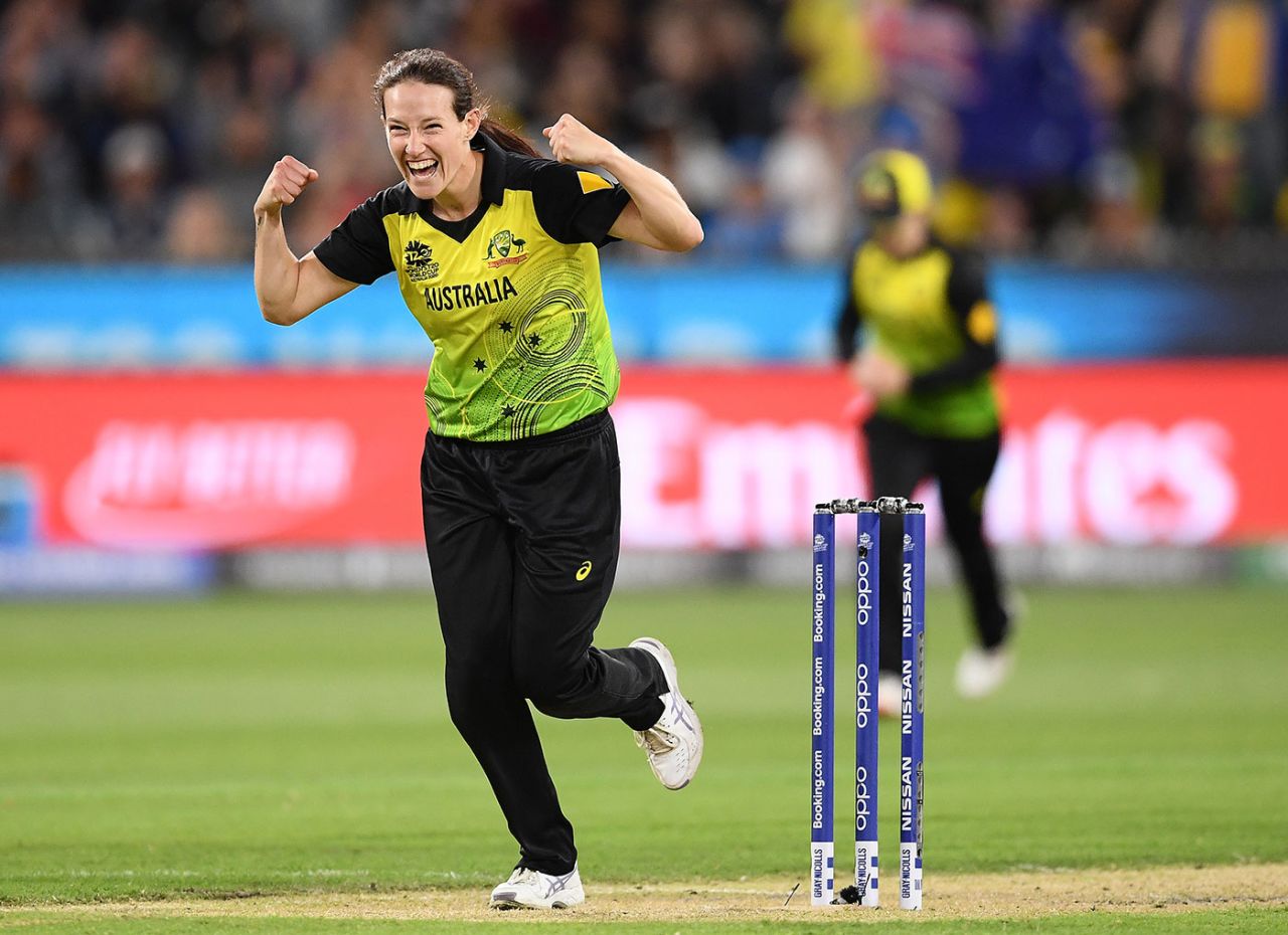Megan Schutt was the leading wicket-taker at the T20 World Cup, Australia v India, T20 World Cup final, MCG, March 8, 2020