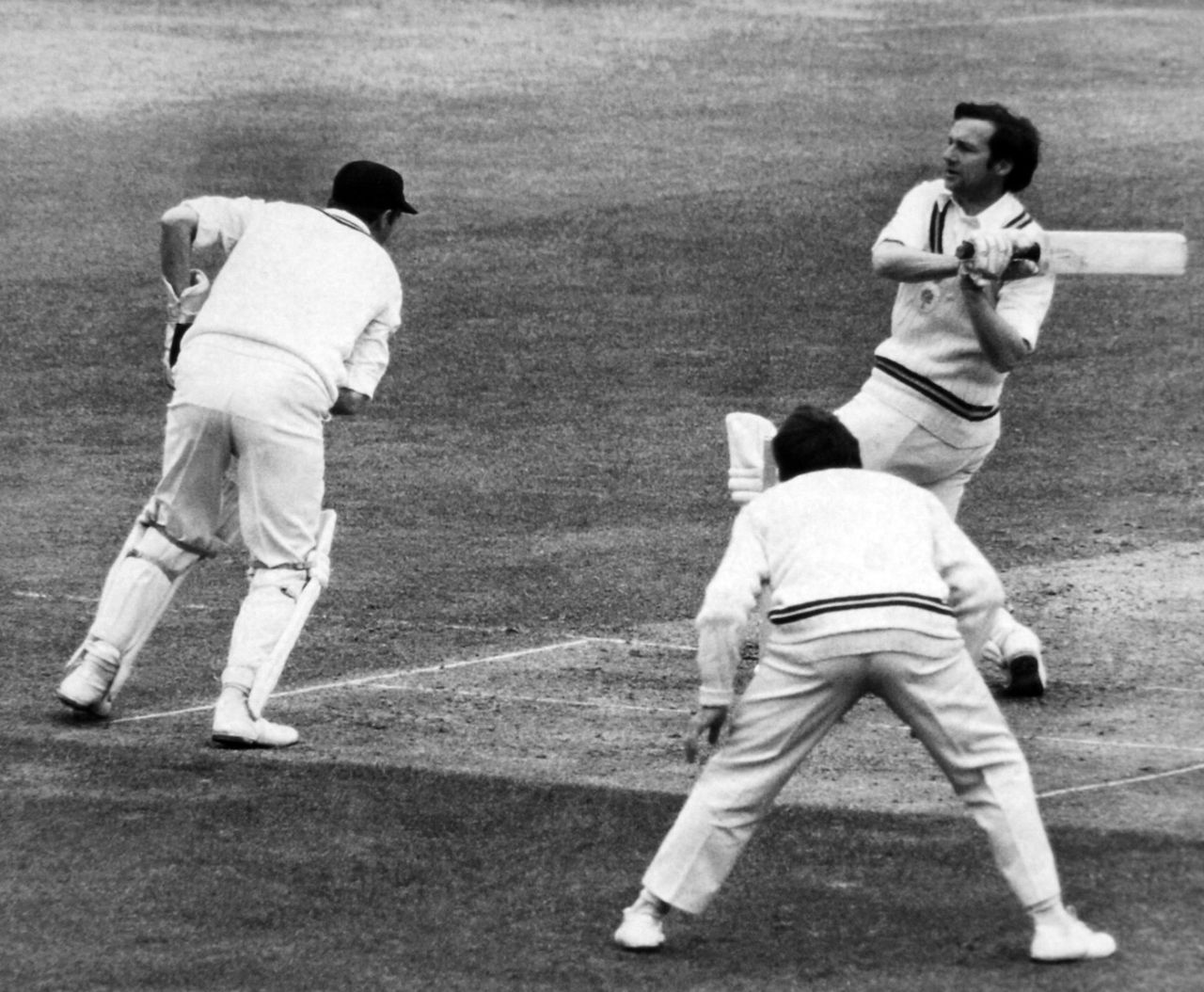 Brian Bolus bats, Middlesex v Nottinghamshire, County Championship, Lord's, May 24, 1972