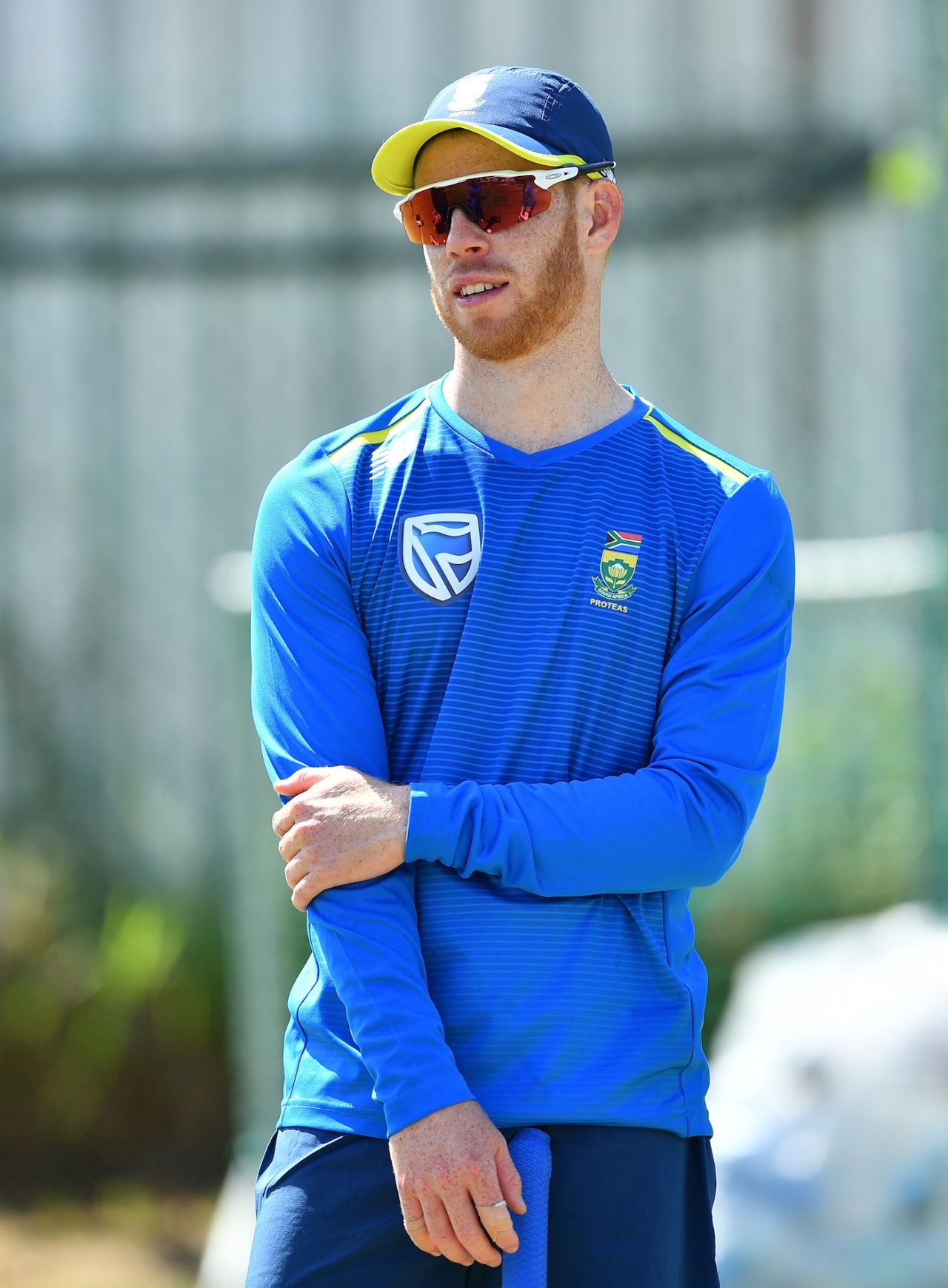 Kyle Verreynne at a team training session and press conference, Newlands Cricket Ground, Cape Town, South Africa, February 03, 2020