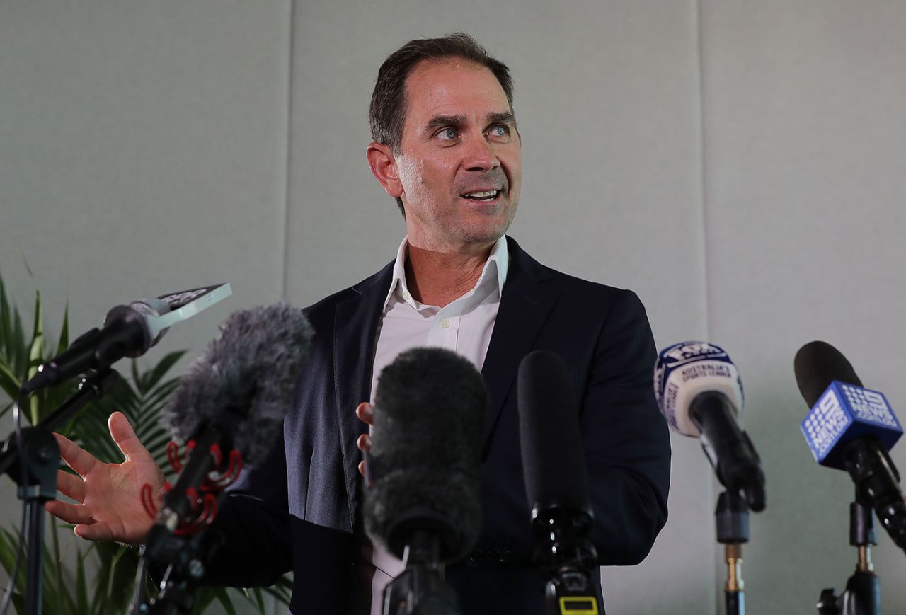 Justin Langer speaks about a potential return to action for the Australia men's team, Perth, June 18, 2020