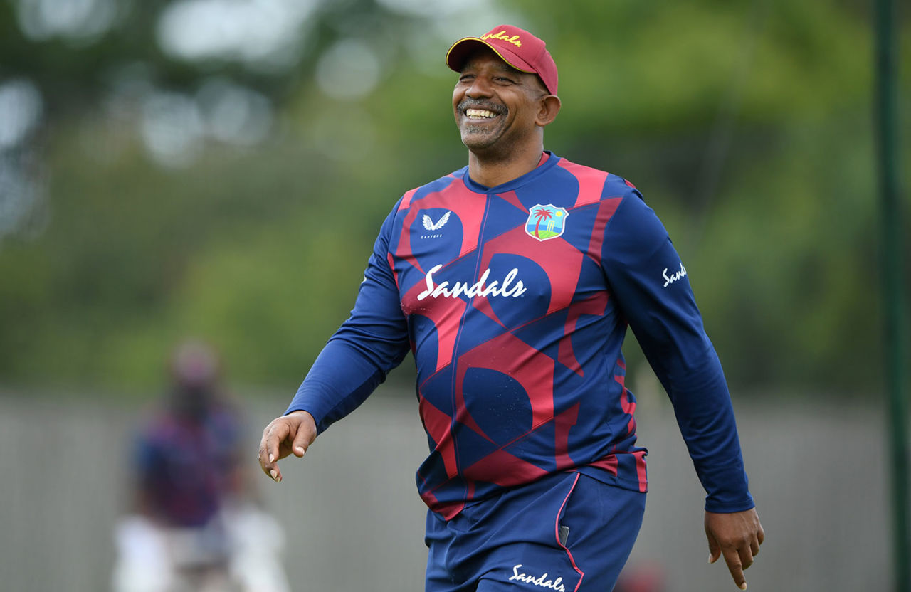 Phil Simmons, West Indies' head coach, training, June 27, 2020