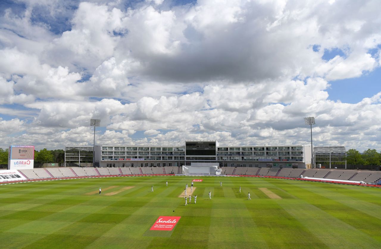 Blue skies graced the Test for the first time on day three, England v West Indies, 1st Test, 3rd day, Southampton