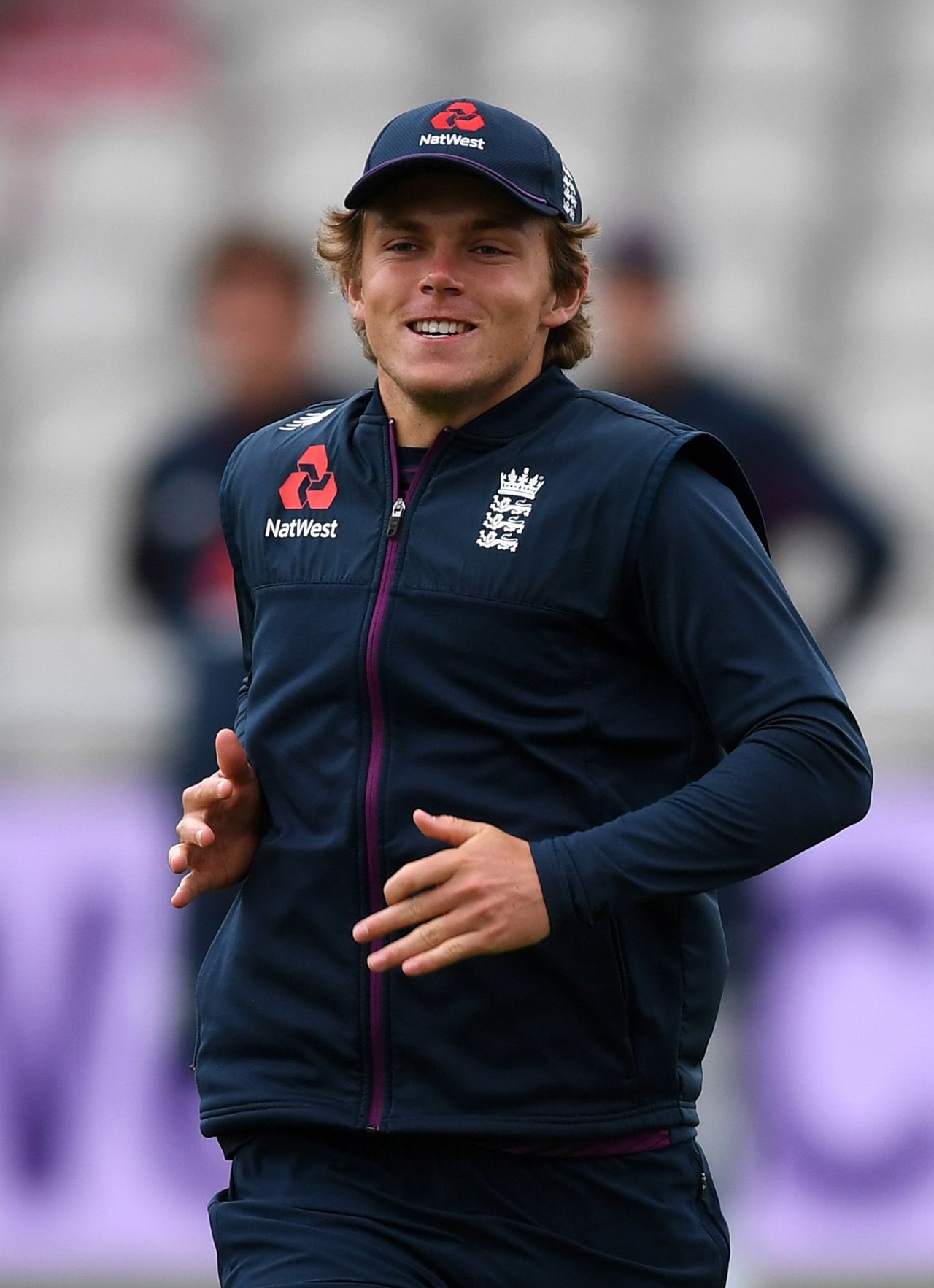 Sam Curran during a training session, Manchester, July 14, 2020