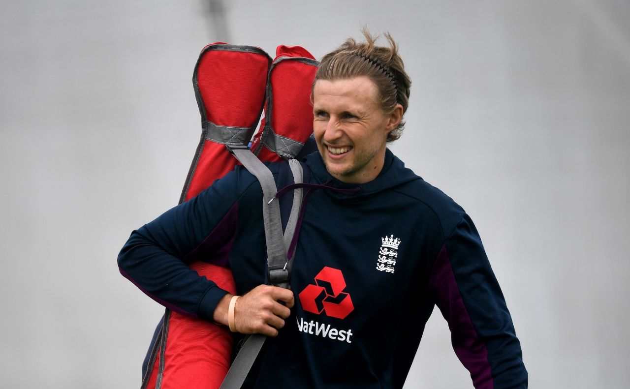 Joe Root at a practice session, Manchester, July 14, 2020