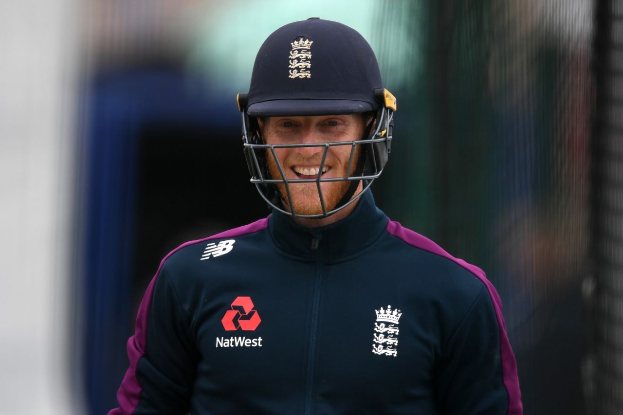 Ben Stokes at a practice session, Manchester, July 14, 2020