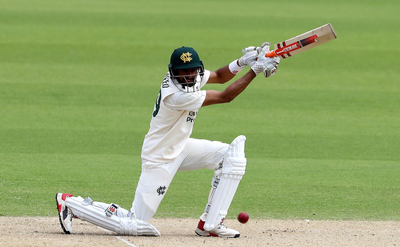 Haseeb Hameed made his first appearance in a Notts shirt, Warwickshire v Nottinghamshire, Edgbaston, July 24, 2020