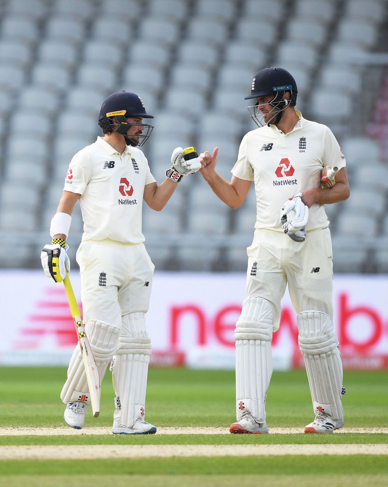 Rory Burns and Dom Sibley put on a century opening stand, England v West Indies, 3rd Test, Emirates Old Trafford, 3rd day, July 26, 2020