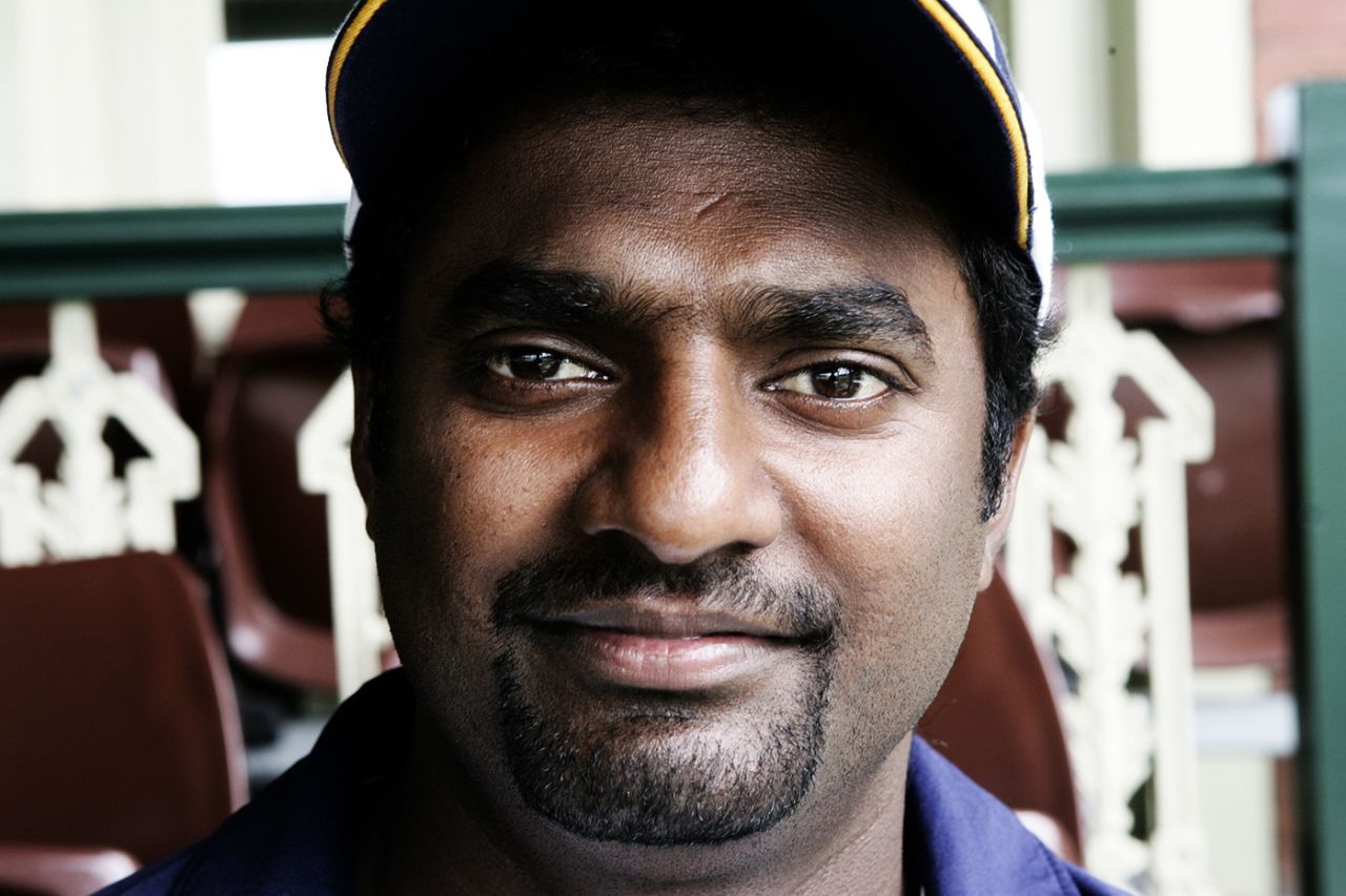 Muttiah Muralitharan at nets in Sydney, Brisbane, January 19, 2006