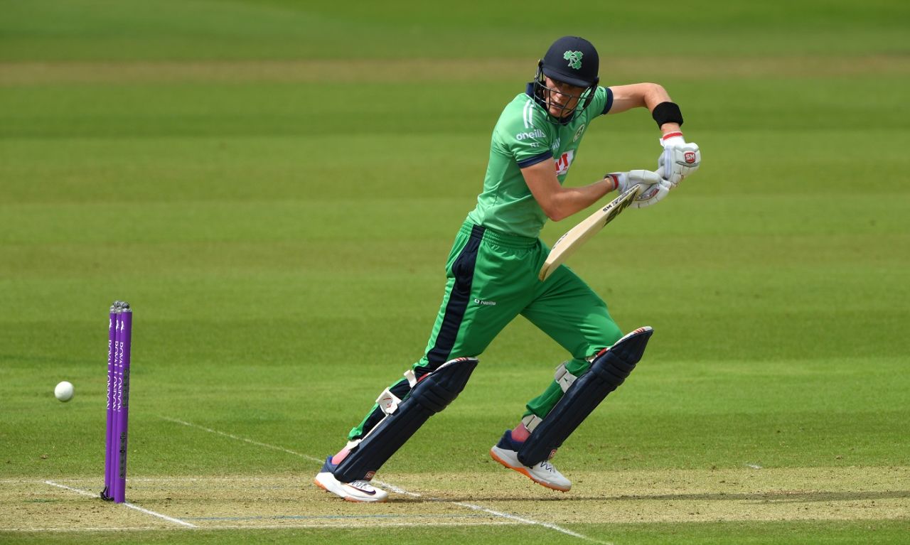 Harry Tector steers into the offside, England v Ireland, 2nd ODI, Southampton, August 1, 2020
