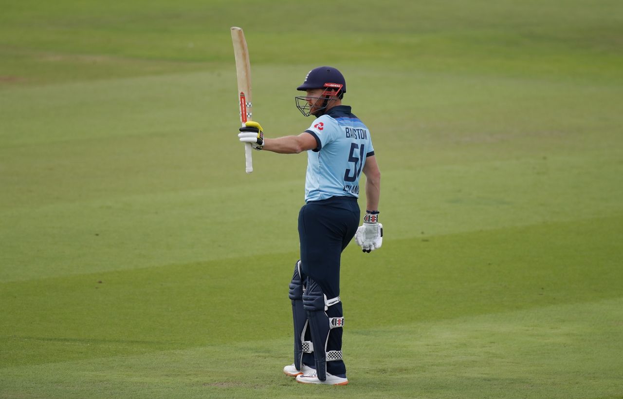 Jonny Bairstow blasted 50 off just 21 balls - England's joint fastest in ODIs, England v Ireland, 2nd ODI, Southampton, August 1, 2020