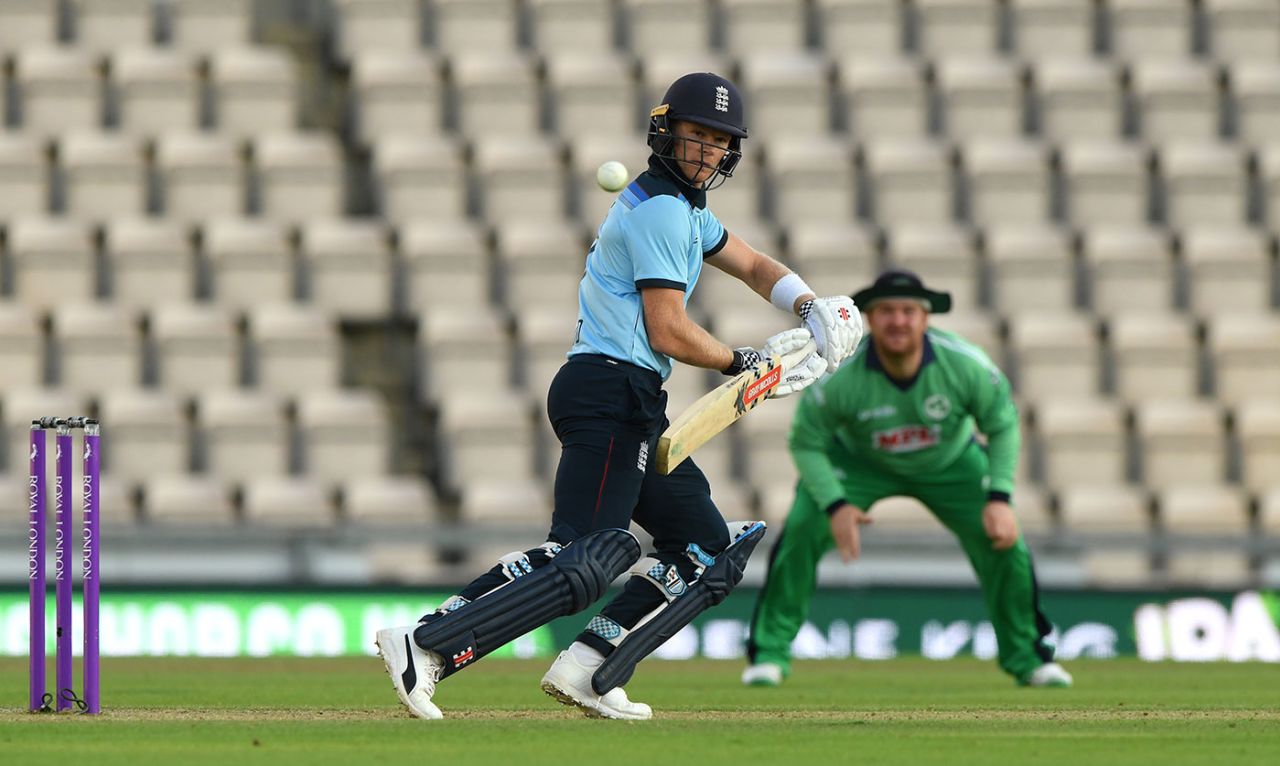 Sam Billings runs a single down to third man, England v Ireland, 2nd ODI, Southampton, August 1, 2020