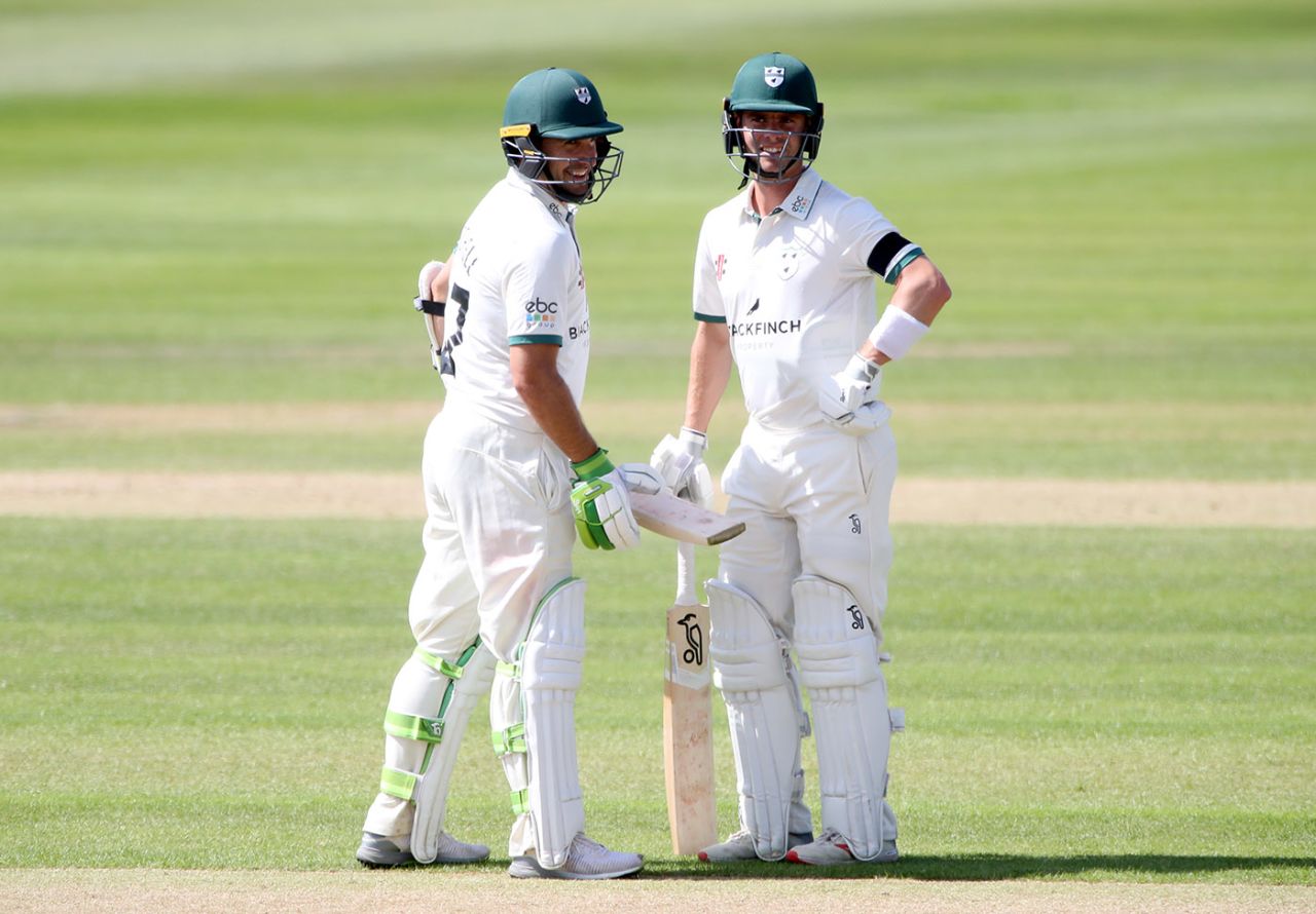 Daryl Mitchell and Jake Libby, Gloucestershire v Worcestershire, Bob Willis Trophy, Bristol, August 2, 2020