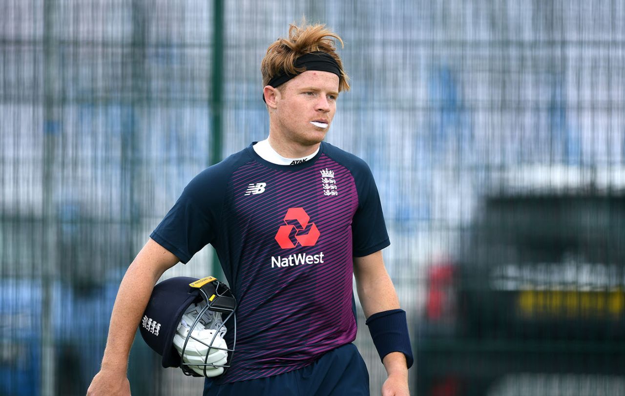 Ollie Pope looks on in training, England training, Emirates Old Trafford, August 3, 2020