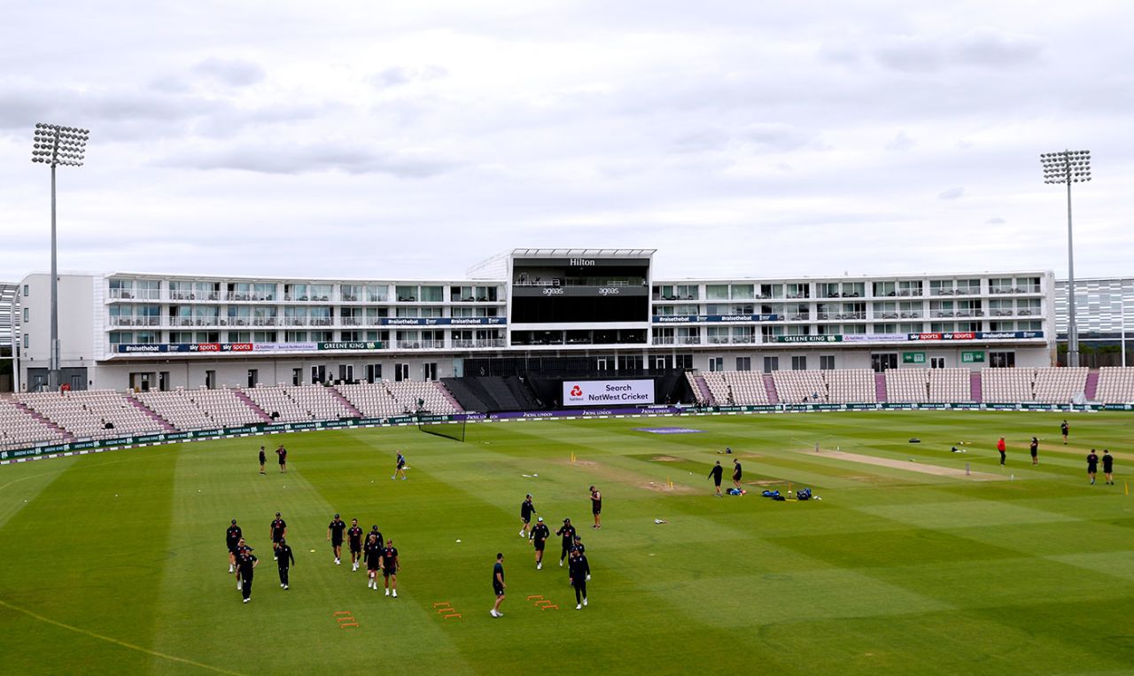 England and Ireland warm up ahead of the third ODI, Ageas Bowl, August 4, 2020
