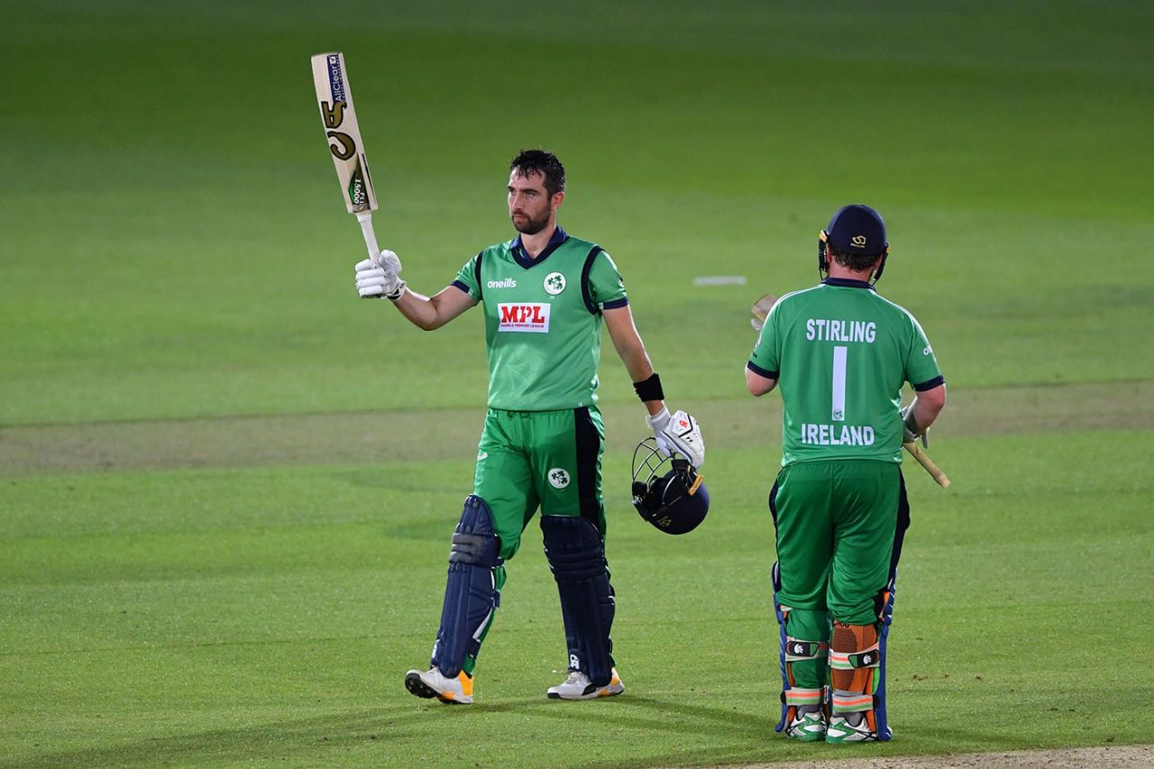 Andy Balbirnie notched up his sixth century in ODIs, England v Ireland, 3rd ODI, Ageas Bowl, August 4, 2020