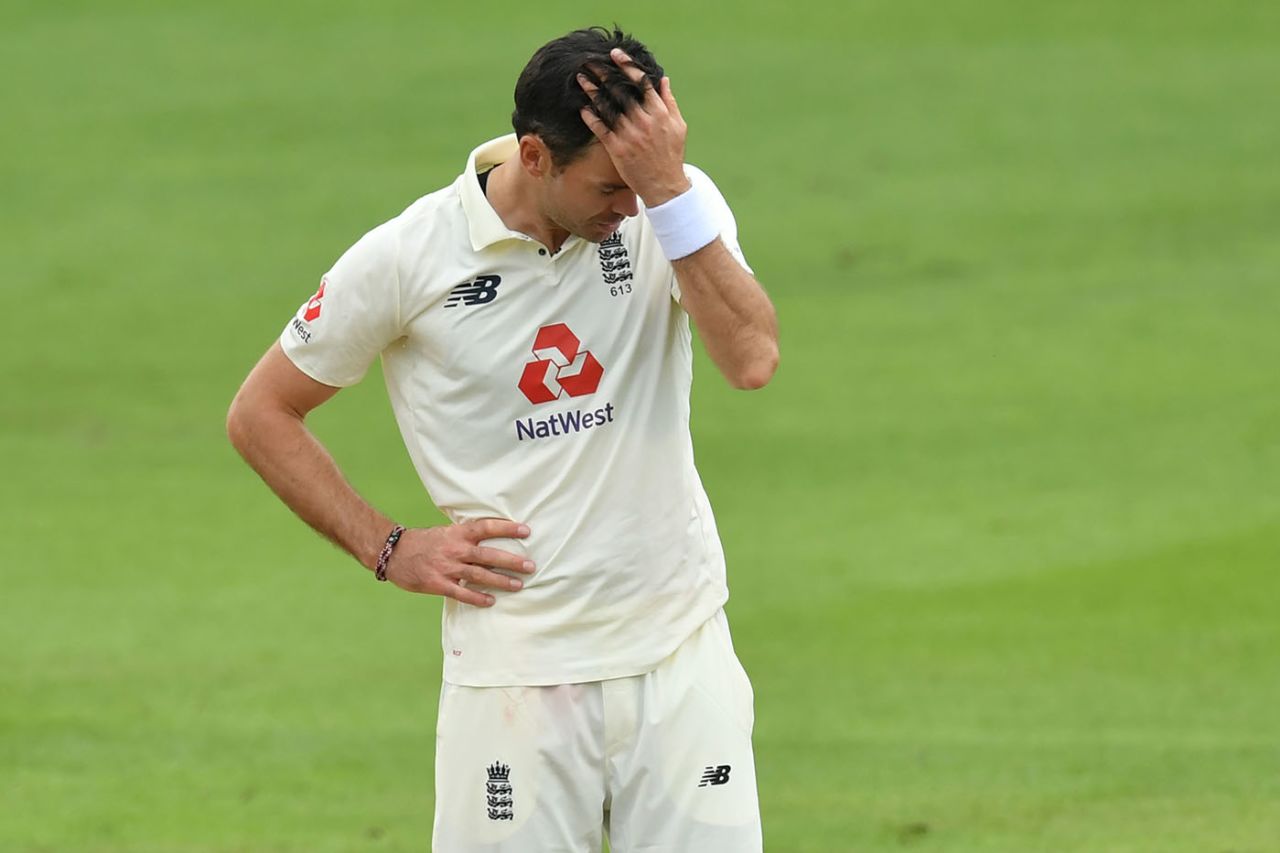 James Anderson had a rough day, England v Pakistan, 1st Test, Old Trafford, day 1, August 5, 2020