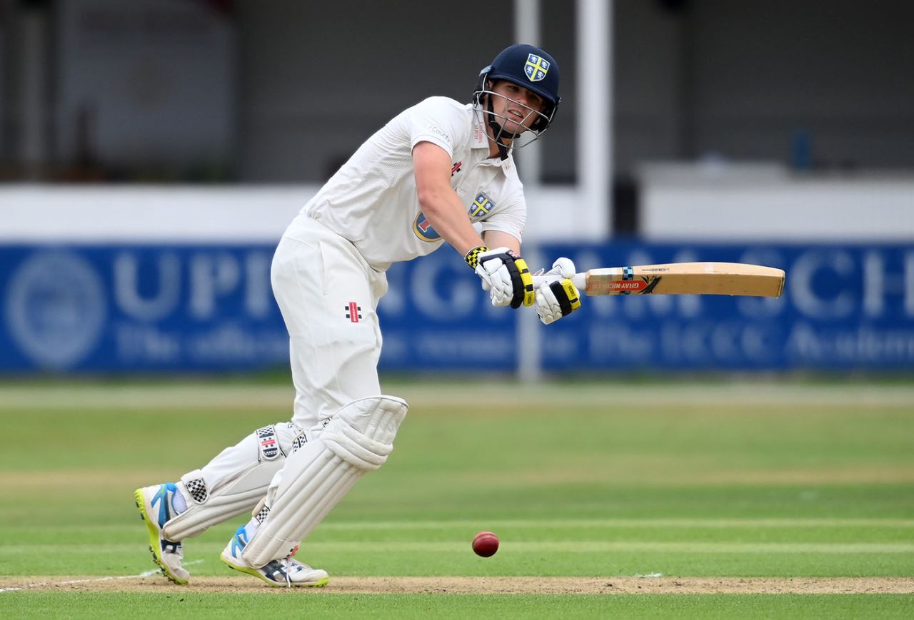 Alex Lees continued his good form, Leicestershire v Durham, Bob Willis Trophy, Grace Road, August 15, 2020