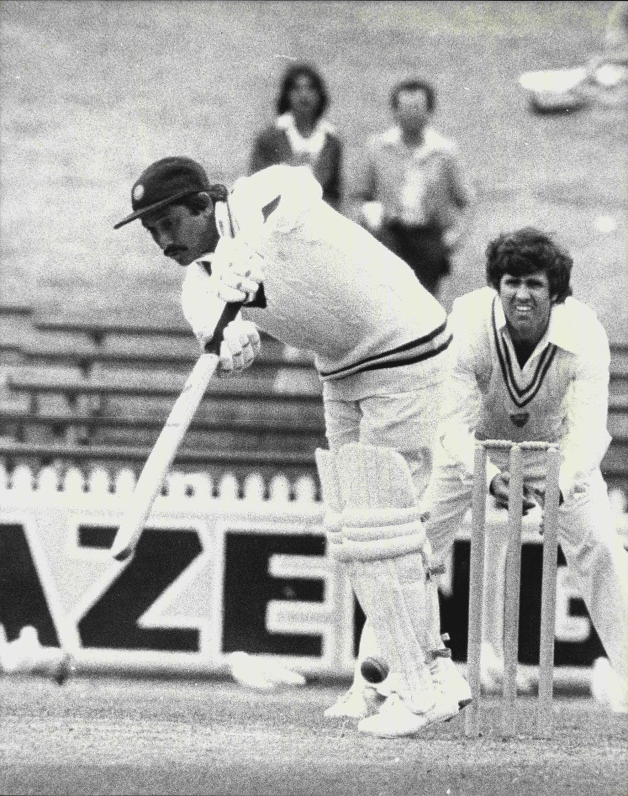 Chetan Chauhan bats, New South Wales v India, day two, Sydney, November 19, 1977
