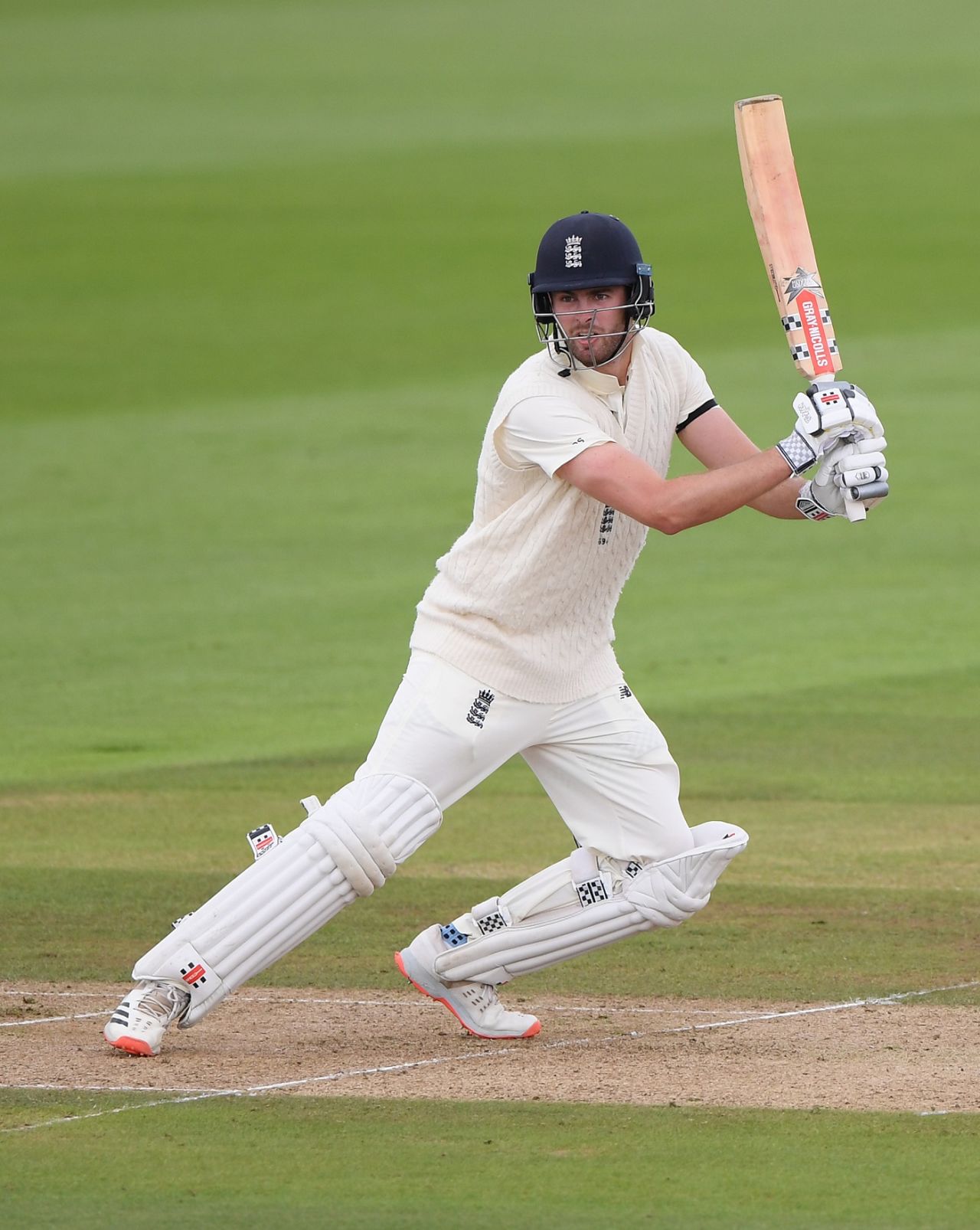 Dom Sibley drives the ball square, England v Pakistan, 3rd Test, Southampton, 1st day, August 21, 2020